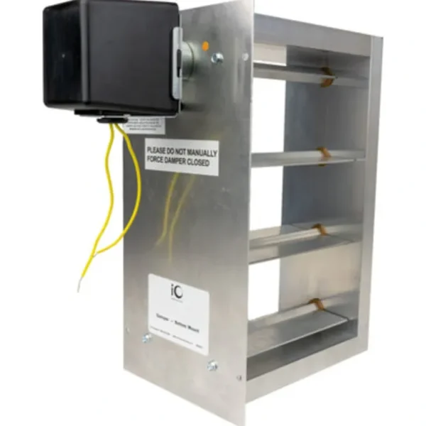 iO HVAC Controls HD-2412-BM-PO 24X12 Two-Position Zone Damper - Bottom Mount - Powered Open - One-stop shop for professional tools and equipment.^ Power Tools