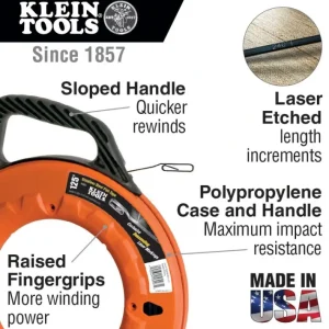 Cheap Klein Tools 56002 65 Ft Steel Fish Tape - One-stop shop for professional tools and equipment. Hand