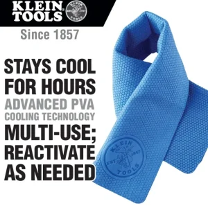Klein Tools 60230 Cooling PVA Towel, Blue, 2-Pack - One-stop shop for professional tools and equipment.^ Hand