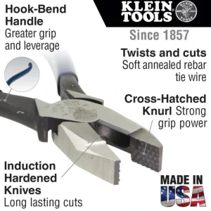 Klein Tools 94508 Ironworker's Pliers 2-Piece Kit - One-stop shop for professional tools and equipment.^ Power Tools