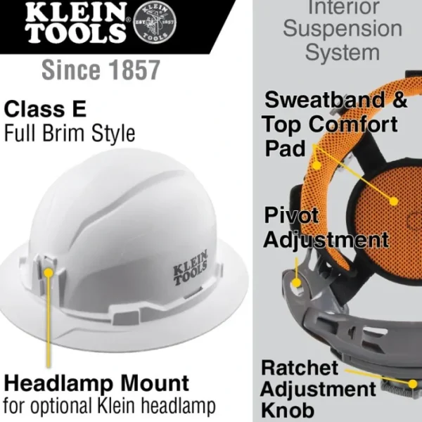 Outlet Klein Tools 60400 Klein Tools Hard Hats & Caps - One-stop shop for professional tools and equipment. Full