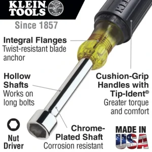 Klein Tools 65160 Klein Tools Nut Driver Sets - One-stop shop for professional tools and equipment.^ Hand