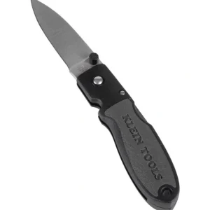 Cheap Klein Tools 44002 Lightweight Lockback Steel Blade, 2-3/8-Inch Drop Point Blade, Black Handle - One-stop shop for professional tools and equipment. Hand