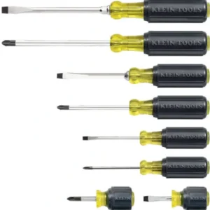 Klein Tools 85078 Screwdriver Set- 8Pc Cushion Grip Assortment - One-stop shop for professional tools and equipment.^ Hand