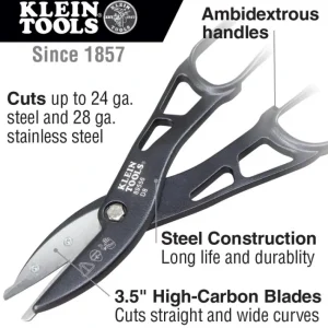 Online Klein Tools 89556 Tin Snips, 12-Inch - One-stop shop for professional tools and equipment. Hand