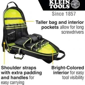 Klein Tools 55597 Tradesman Pro High Visibility Backpack - One-stop shop for professional tools and equipment.^ Hand