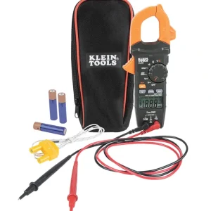 Klein Tools CL220 Digital Clamp Meter, AC Auto-Ranging 400 Amp with Temp - One-stop shop for professional tools and equipment.^ Power Tools