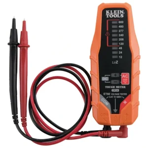 Klein Tools ET60 Electronic AC/DC Voltage Tester, 12 to 600V - One-stop shop for professional tools and equipment.^ Power Tools