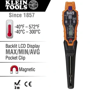 Klein Tools ET10 Magnetic Digital Pocket Thermometer - One-stop shop for professional tools and equipment.^ Power Tools