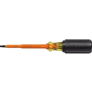 Klein Tools 661-4-INS Insulated Screwdriver, #1 Square Tip, 4-Inch Shank - One-stop shop for professional tools and equipment.^ Hand