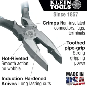 Klein Tools J12098 Journeyman Universal Combination Pliers - One-stop shop for professional tools and equipment.^ Power Tools