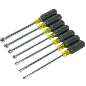 Klein Tools 647M 7 Piece Magnetic Nut Driver Set 6& Shanks - One-stop shop for professional tools and equipment.^ Hand