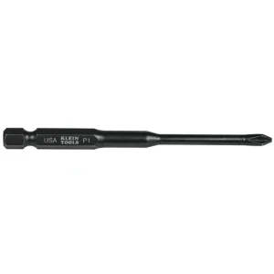 Klein Tools PH1355 #1 Phillips Power Drivers 3-1/2-Inch, 5-Pack - One-stop shop for professional tools and equipment.^ Power Tools
