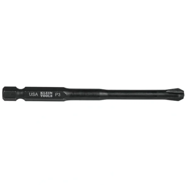 Klein Tools PH3355 #3 Phillips Power Drivers 3-1/2-Inch 5-Pack - One-stop shop for professional tools and equipment.^ Power Tools