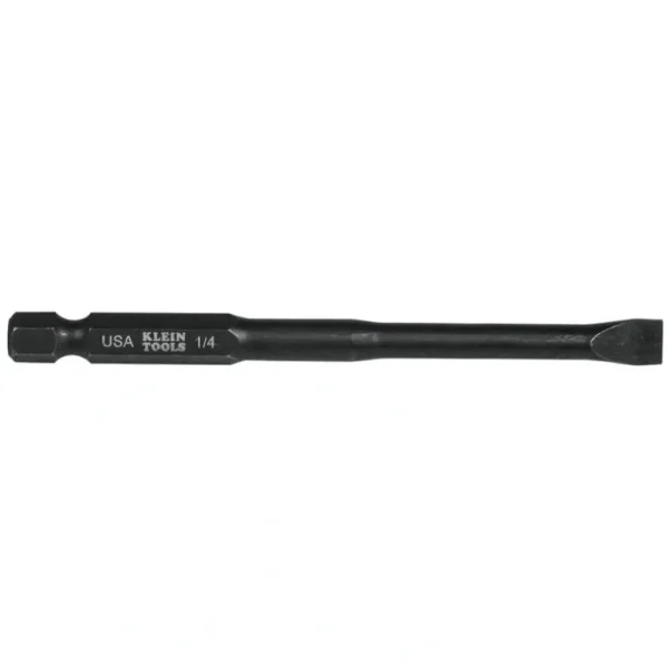Klein Tools SL14355 1/4-Inch Slotted Power Drivers, 3-1/2-Inch, 5-Pack - One-stop shop for professional tools and equipment.^ Power Tools