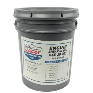 Lucas Oil 10633 SAE 30 Break-In Oil/5 Gallon Pail - One-stop shop for professional tools and equipment.^ Power Tools