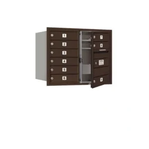 Discount Mailboxes 3706D-09ZFU Salsbury 6 Door High Recessed Mounted 4C Horizontal Mailbox with 9 Doors in Bronze with USPS Zccess - Front Loading - One-stop shop for professional tools and equipment. Full