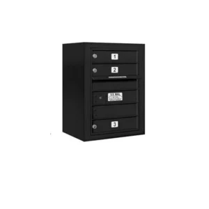 Discount Mailboxes 3806S-03BFU Salsbury 6 Door High Surface Mounted 4C Horizontal Mailbox with 3 Doors in Black with USPS Bccess - One-stop shop for professional tools and equipment. Full