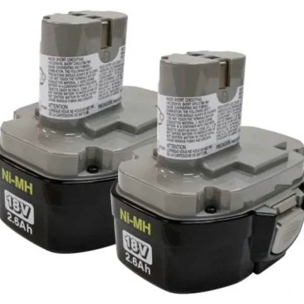 Makita 194158-6 18V Ni‘MH 2.6Ah Battery 1834, Pod Style, 2/pk - One-stop shop for professional tools and equipment.^ Power Tools