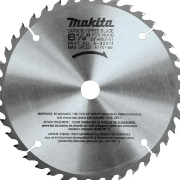 Discount Makita A-90314 6‘1/2& 40T Carbide‘Tipped Circular Saw Blade, General Purpose - One-stop shop for professional tools and equipment. Hand