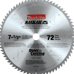 Makita A-94487 7‘1/2& 72T Carbide‘Tipped Miter Saw Blade - One-stop shop for professional tools and equipment.^ Hand