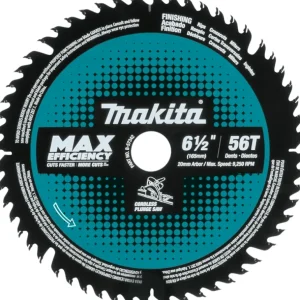 Makita B-57342 6‘1/2& 56T Carbide‘Tipped Max Efficiency Cordless Plunge Saw Blade - One-stop shop for professional tools and equipment.^ Hand