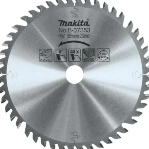 Makita B-07353 6‘1/2& 48T Carbide‘Tipped Plunge Saw Blade - One-stop shop for professional tools and equipment.^ Hand