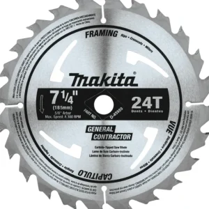 Discount Makita D-45989 7‘1/4& 24T Carbide‘Tipped Circular Saw Blade, Framing/General Purpose - One-stop shop for professional tools and equipment. Full