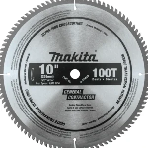 Makita D-65486 10& 100T Polished Miter Saw Blade, Ultra‘Fine Crosscutting - One-stop shop for professional tools and equipment.^ Hand