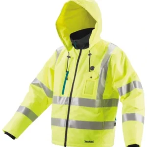 Makita DCJ206ZS 18V LXT® Lithium‘Ion Cordless High Visibility Heated Jacket, Jacket Only (S) - One-stop shop for professional tools and equipment.^ Power Tools