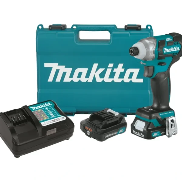 Makita DT04R1 12V max CXT® Lithium‘Ion Brushless Cordless Impact Driver Kit (2.0Ah) - One-stop shop for professional tools and equipment.^ Power Tools
