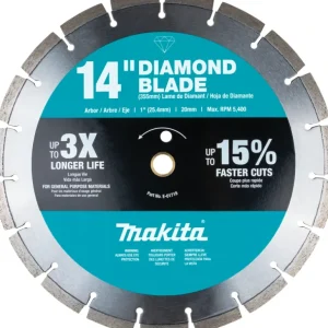 Makita E-01719 14& Diamond Blade, Segmented, General Purpose - One-stop shop for professional tools and equipment.^ Power Tools