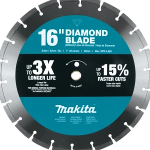 Makita E-02537 16& Diamond Blade, Segmented, General Purpose - One-stop shop for professional tools and equipment.^ Power Tools