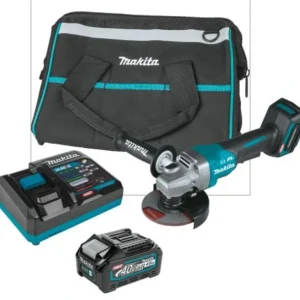 Makita GAG03M1 40V max XGT® Brushless Cordless 4‘1/2 / 5& Paddle Switch Angle Grinder Kit, with Electric Brake (4.0Ah) - One-stop shop for professional tools and equipment.^ Power Tools
