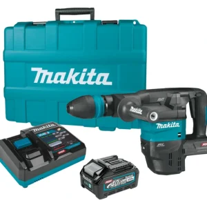 Makita GMH01M1 40V max XGT® Brushless Cordless 15 lb. SDS‘MAX AVT® Demolition Hammer Kit, AWS® Capable (4.0Ah) - One-stop shop for professional tools and equipment.^ Hand