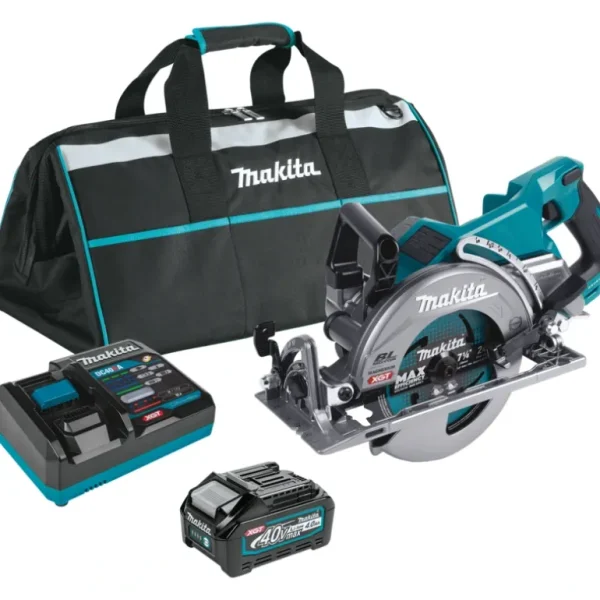 Makita GSR01M1 40V max XGT® Brushless Cordless Rear Handle 7‘1/4 Circular Saw Kit (4.0Ah) - One-stop shop for professional tools and equipment.^ Power Tools