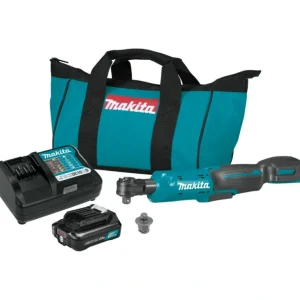 Makita RW01R1 12V max CXT® Lithium‘Ion Cordless 3/8& / 1/4& Sq. Drive Ratchet Kit (2.0Ah) - One-stop shop for professional tools and equipment.^ Hand