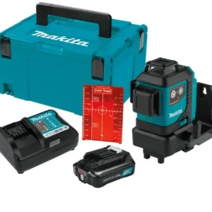 Makita SK700DNAJ 12V max CXT® Lithium‘Ion Cordless Self‘Leveling 360° 3‘Plane Red Laser Kit (2.0Ah) - One-stop shop for professional tools and equipment.^ Hand