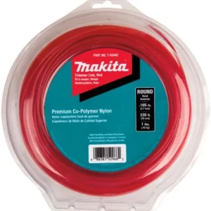 Store Makita T-03442 Round Trimmer Line, 0.105, Red, 230™, 1 lbs. - One-stop shop for professional tools and equipment. Accessories