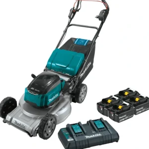 Makita XML09PT1 36V (18V X2) LXT® Brushless 21& Self‘Propelled Commercial Lawn Mower Kit with 4 Batteries (5.0Ah) - One-stop shop for professional tools and equipment.^ Hand