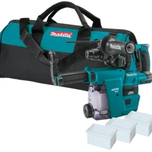 Makita XRH01ZWX 18V LXT® Lithium‘Ion Brushless Cordless 1& SDS‘PLUS Rotary Hammer, w/ HEPA Dust Extractor Attachment, Tool Only - One-stop shop for professional tools and equipment.^ Power Tools