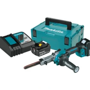 Makita XSB01TJ 18V LXT® Lithium‘Ion Brushless Cordless 3/8& x 21& Detail Belt Sander Kit (5.0Ah) - One-stop shop for professional tools and equipment.^ Hand
