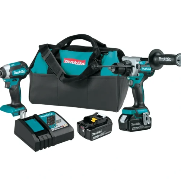 Makita XT291T 18V LXT® Lithium‘Ion Brushless Cordless 2‘Pc. Combo Kit (5.0Ah) - One-stop shop for professional tools and equipment.^ Power Tools