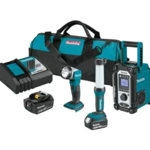 Makita XT338T 18V LXT® Lithium‘Ion Cordless Emergency Preparedness 3‘Pc. Combo Kit (5.0Ah) - One-stop shop for professional tools and equipment.^ Power Tools