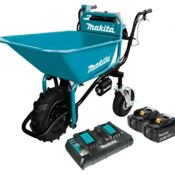 Makita XUC01PTX1 18V X2 LXT® Brushless Cordless Power‘Assisted Wheelbarrow Kit (5.0Ah) - One-stop shop for professional tools and equipment.^ Power Tools