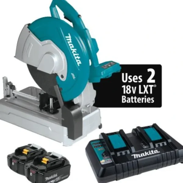Makita XWL01PT 36V (18V X2) LXT® Brushless 14& Cut‘Off Saw Kit (5.0Ah) - One-stop shop for professional tools and equipment.^ Hand