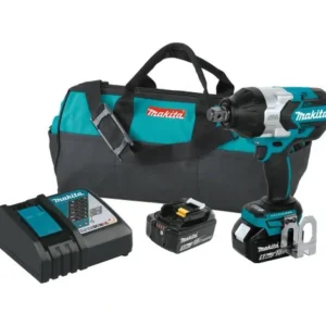 Makita XWT07T 18V LXT® Lithium‘Ion Brushless Cordless High‘Torque 3/4& Sq. Drive Impact Wrench Kit w/ Friction Ring Anvil (5.0Ah) - One-stop shop for professional tools and equipment.^ Hand