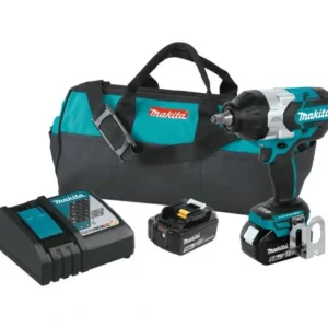 Makita XWT08T 18V LXT® Lithium‘Ion Brushless Cordless High‘Torque 1/2& Sq. Drive Impact Wrench Kit w/ Friction Ring Anvil (5.0Ah) - One-stop shop for professional tools and equipment.^ Hand