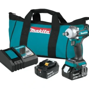 Makita XWT14T 18V LXT® Lithium‘Ion Brushless Cordless 4‘Speed 1/2& Sq. Drive Impact Wrench Kit w/ Friction Ring Anvil (5.0Ah) - One-stop shop for professional tools and equipment.^ Power Tools