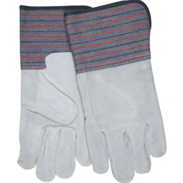 Cheap MCR Safety 1318 Long Gauntlet Split Leather Work Gloves Full Leather Back B Grade Select Shoulder Leather 4.5 Inch Rubberized Safety Cuff (1 DZ) - One-stop shop for professional tools and equipment. Full